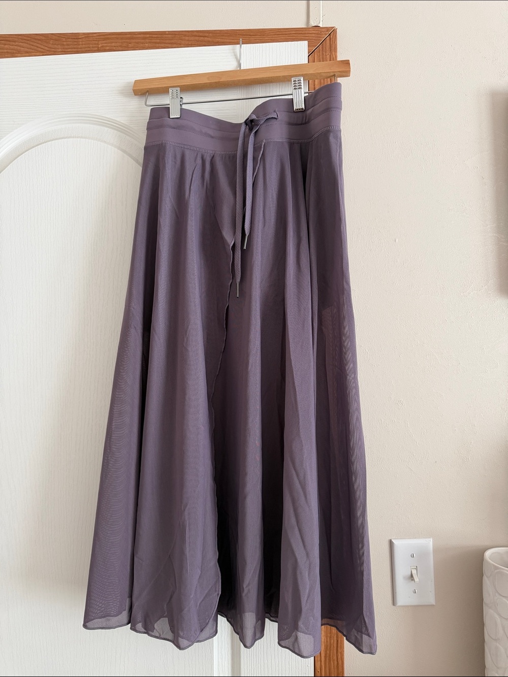 Halara Women's Lavender Midi Wrap Skirt